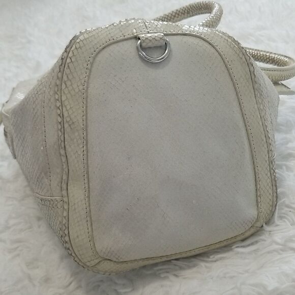 Calvin Klein Cream Handbag Sz Medium - Picture 4 of 10